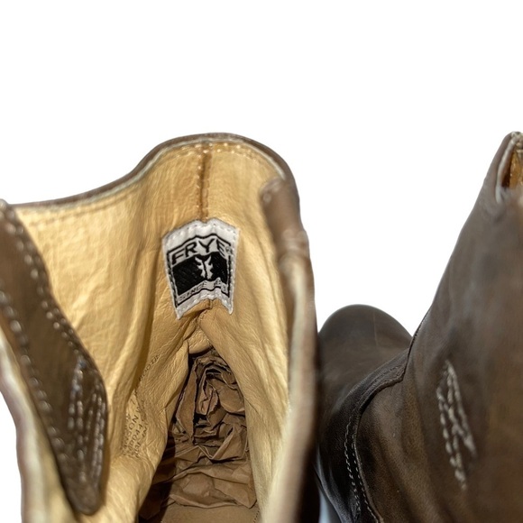 Frye Carson Wedge Boots Women Size 7.5 - Picture 7 of 8